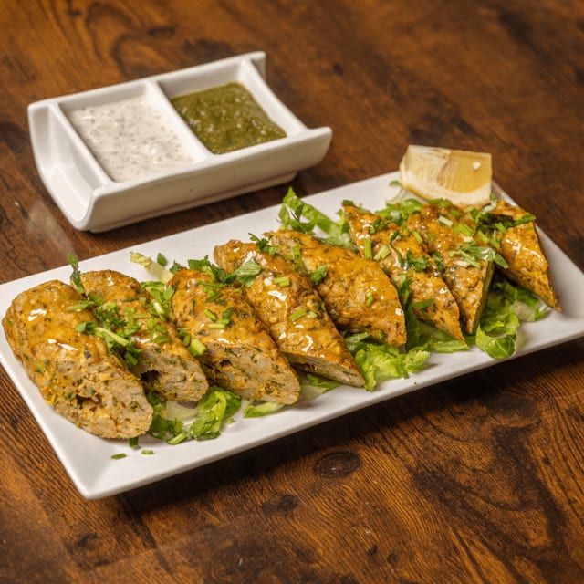 Fire-Grilled Chicken Seekh.